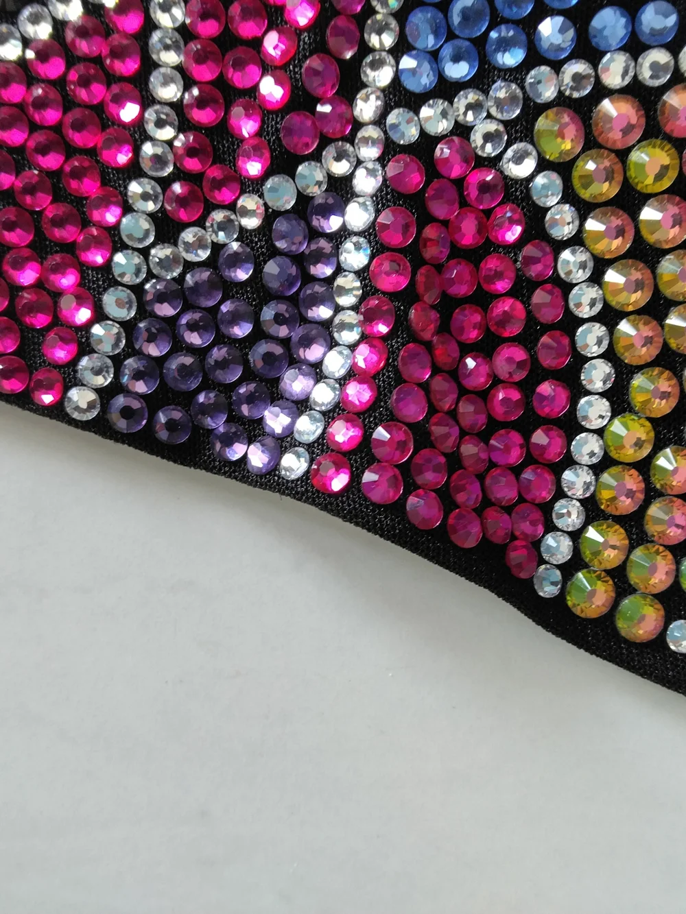 Rhinestone  - Purple & Multicolor Bikini Bottom NWT Size Large